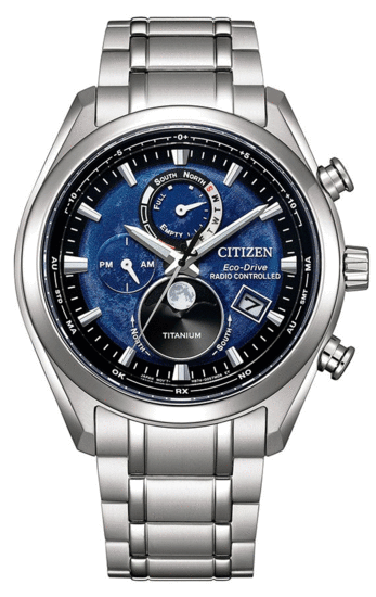 CITIZEN TSUKIYOMI MOONPHASE ST RC BY1010-81L
