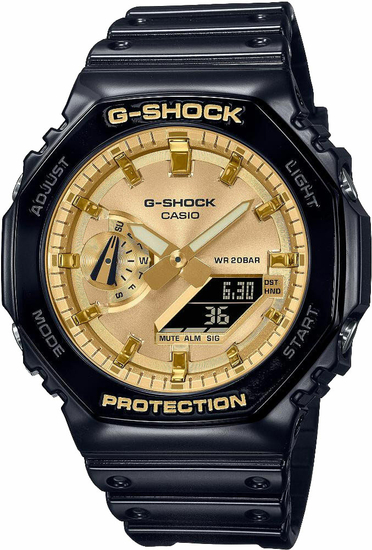 CASIO G-SHOCK G-CLASSIC GA-2100GB-1AER GOLD AND SILVER COLOR