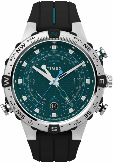 TIMEX Expedition North® Tide-Temp-Compass 45mm Silicone Strap Watch TW2W24200