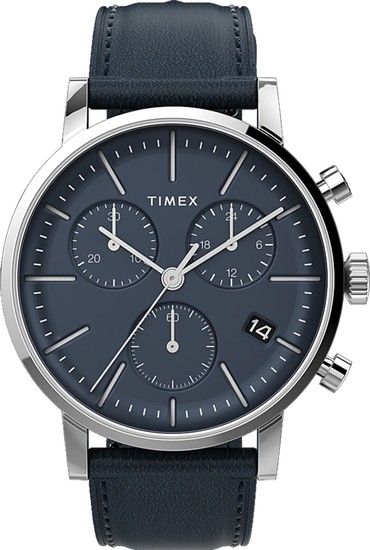 TIMEX Midtown Chronograph 40mm Stainless Steel Bracelet Watch TW2V36800