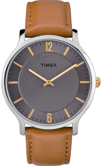 TIMEX Metropolitan Mens 40mm Leather Watch TW2R49700
