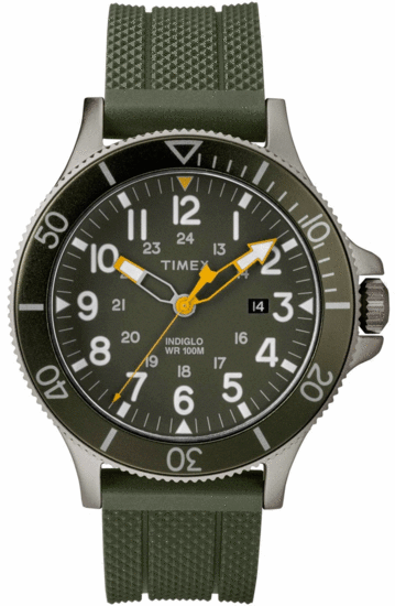 TIMEX Allied Coastline 43mm Silicone Strap Watch TW2R60800