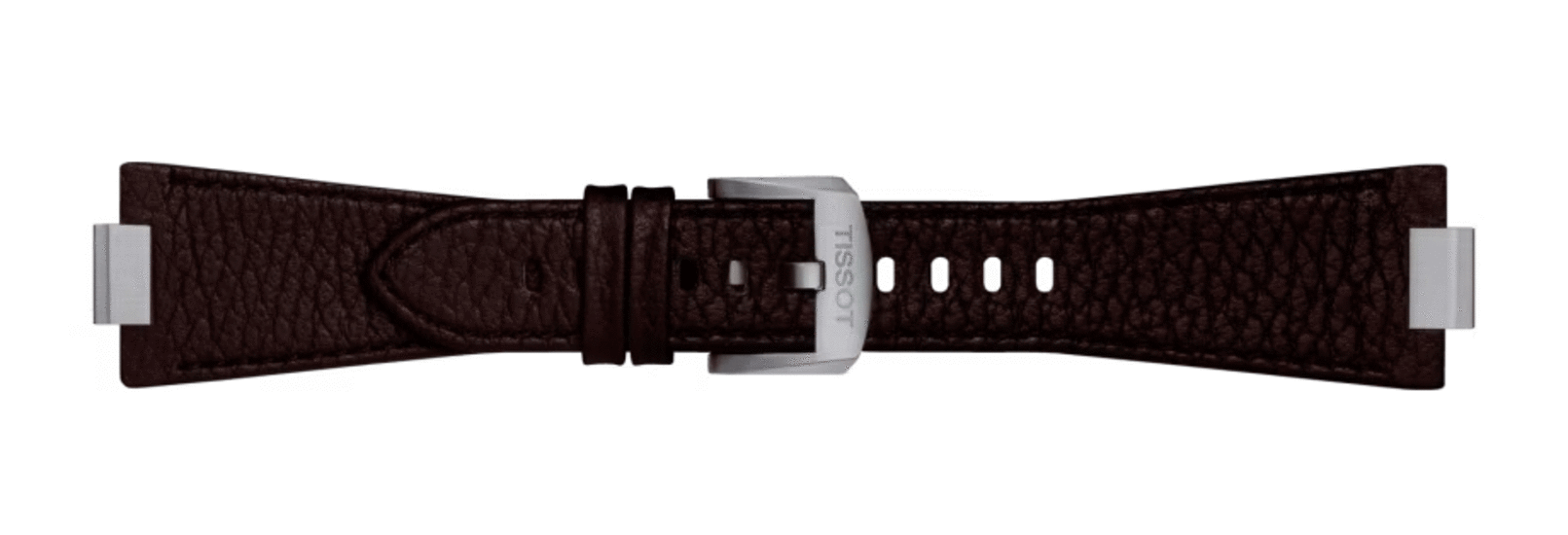TISSOT OFFICIAL BROWN PRX LEATHER STRAP WITH STEEL ENDPIECE T852.049.164