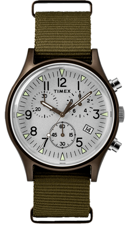 TIMEX MK1 Aluminum Chronograph 40mm Fabric Watch TW2R67900
