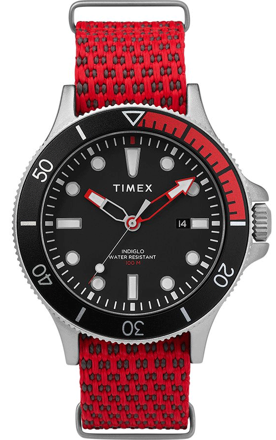 TIMEX Allied Coastline 43mm Fabric Strap watch TW2T30300