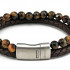 BROWN LEATHER BRACELET WITH TIGER´S EYE BY MENVARD MV1041 195