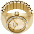 Fossil Watch Ring Two-Hand Gold-Tone Stainless Steel ES5319