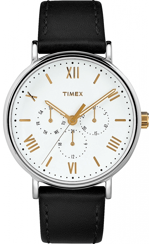 TIMEX Southview 41mm Leather Strap Watch TW2R80500